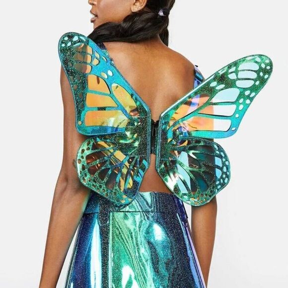 Dolls Kill Iridescent Fairy Costume - Picture 12 of 14